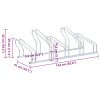 Bicycle Stand for 5 Bikes Floor Freestanding Galvanized Steel