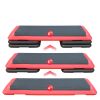 Adjustable Aerobic Step Workout Step with 4 Risers Fitness & Exercise Platform Trainer Red