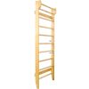 Gymnastics Wood Stall Bar, Multi-use Swedish Ladder- Wall Mounted Pull Up Bar-Physical Therapy for Stretching and Various Exercises