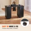 VEVOR Manicure Table, Nail Table Station with Electric Dust Collector, Moveable Nail Tech Desk with 8 Wheels (4 Lockable), 3 Dust Bag & Wrist Rest