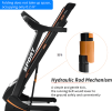 330LBS Folding Electric Trenmill Aerobic Training 14.8KM/h Running Fitness LCD Display 5in 3.5HP motor