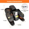 Under Desk Elliptical Machine Seated Pedal Exerciser Leg Foot Trainer Stepper Exerciser with 5 Speed Levels 3 Auto Modes LCD Monitor for Seniors Offic