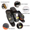 Under Desk Elliptical Machine Seated Pedal Exerciser Leg Foot Trainer Stepper Exerciser with 5 Speed Levels 3 Auto Modes LCD Monitor for Seniors Offic