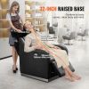 VEVOR Shampoo Backwash Chair, 661.4LBS Loading Barbershop Hair Washing Station with Electric Adjustable Footrest & Ceramic Bowl