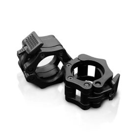 Weight Lifting Barbell Quick Buckle Plate Frame Barbell Buckle (Color: black)
