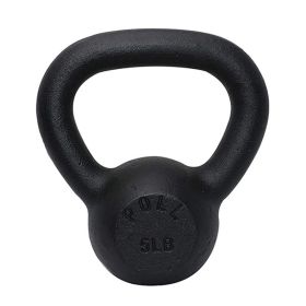 Arm Power Exercise Equipment Kettlebell for Home Fitness (Weights Available: 5LB, Color: black)