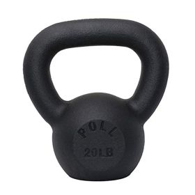 Arm Power Exercise Equipment Kettlebell for Home Fitness (Weights Available: 20LB, Color: black)