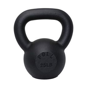 Arm Power Exercise Equipment Kettlebell for Home Fitness (Weights Available: 25LB, Color: black)