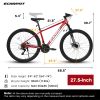 A27312 Mountain Bike 27.5 Inch Wheels, 21-Speed Mens Womens Trail Commuter City Mountain Bike