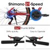 A27312 Mountain Bike 27.5 Inch Wheels, 21-Speed Mens Womens Trail Commuter City Mountain Bike