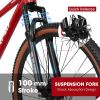 A27312 Mountain Bike 27.5 Inch Wheels, 21-Speed Mens Womens Trail Commuter City Mountain Bike