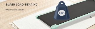 2 in 1 Under Desk Electric Treadmill 2.5HP; with Bluetooth APP and speaker; Remote Control; Display; Walking Jogging Running Machine Fitness Equipment