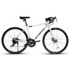 A28320RL 700C Road Bike, 16-Speed Outdoor Bike Disc Brakes, Light Weight Aluminum Frame, Racing Bike City Commuting Road Bicycle L Size for Men Women